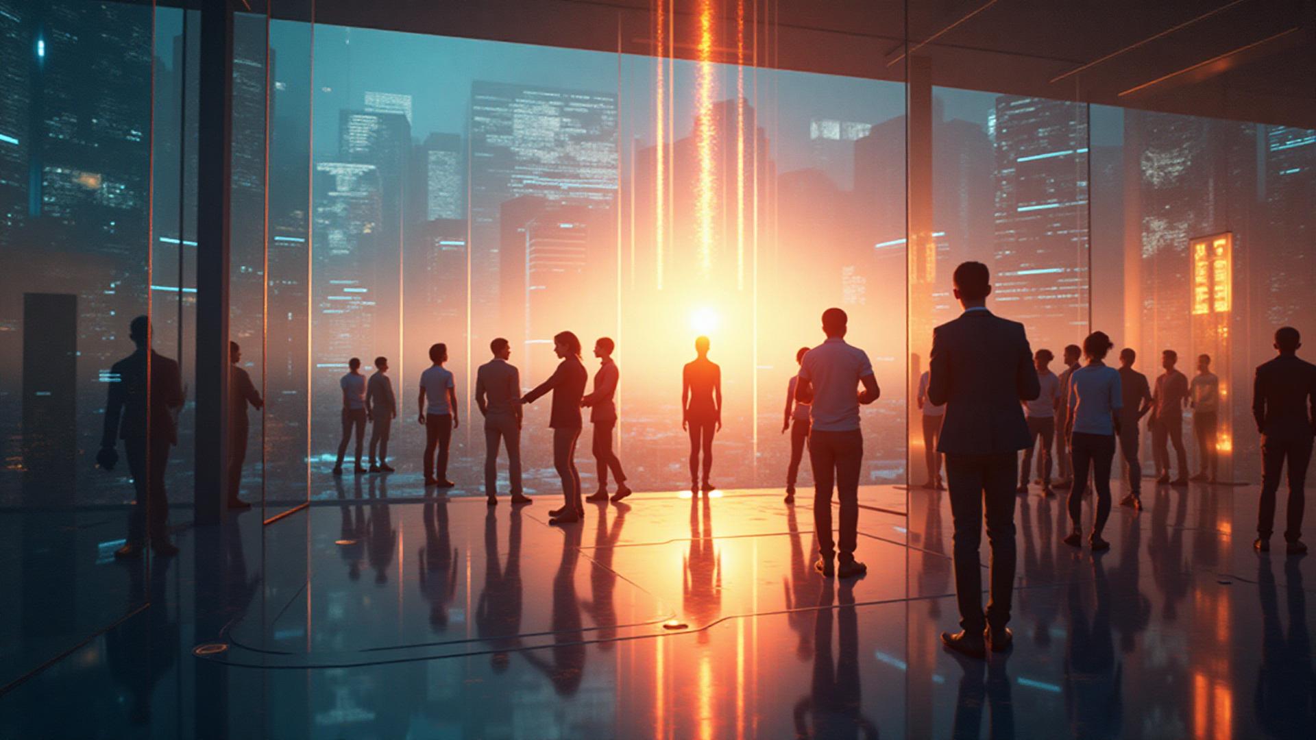 The spectrum from narrow AI to artificial general intelligence